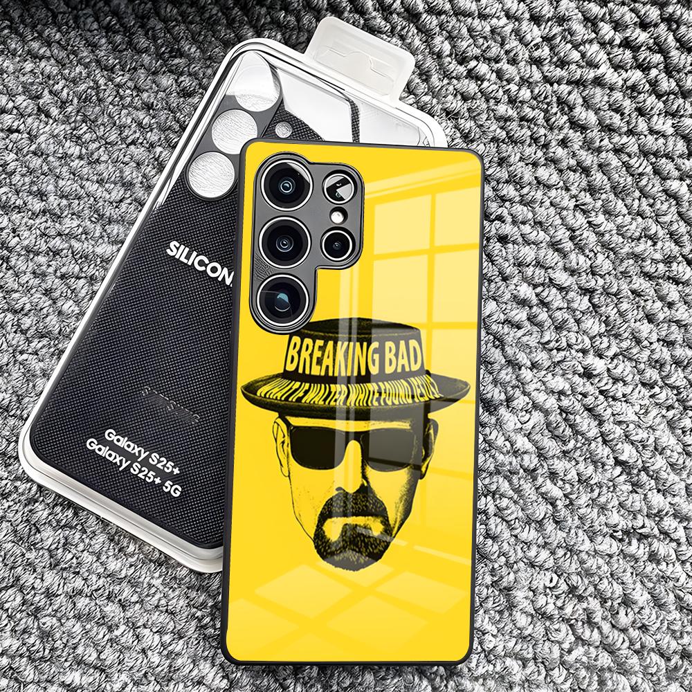 B-Breaking Bad H-Heisenberg-es Phone Case For Samsung S26 Ultra S25 Edge Ultra S23 S22 S21 S20 Ultra Plus S24 Fe A25 Glass Cove