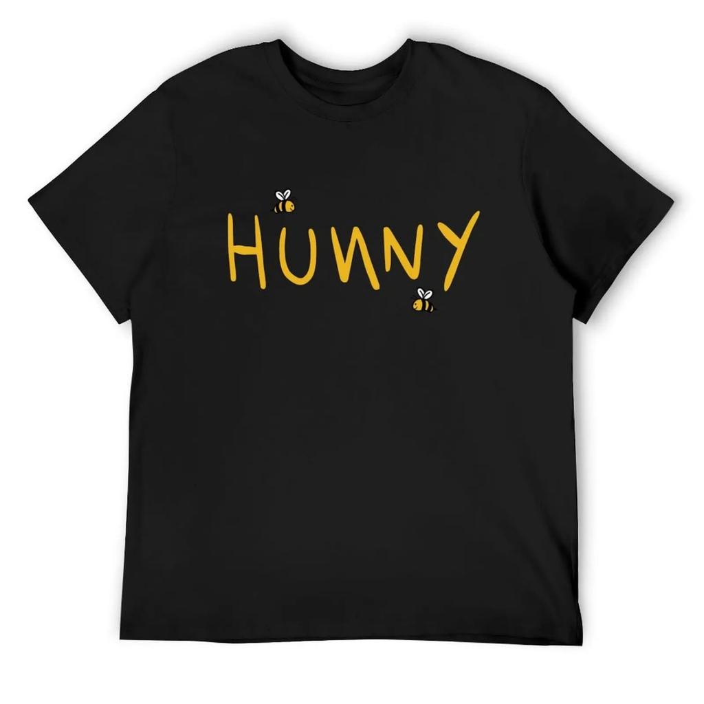 Hunny, Футболка с пчелой аниме вещи винтажные милые топы мужские однотонные футболки