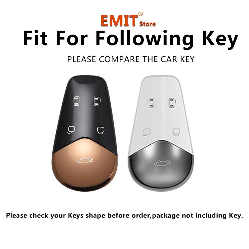 Zinc Alloy Car Key Case for Voyah Dream Dreamer PHEV EV Keychain Remote Protection Cover Bag Shell Holder Fob Accessories