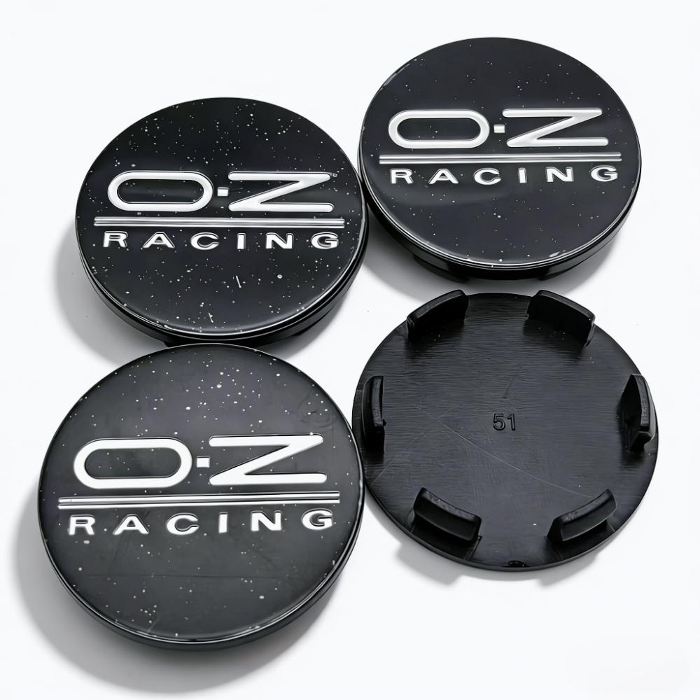 4pcs 51mm 46mm OZ O.Z Racing Logo Emblem Car Wheel Center Caps Rim Hub Center Dust Cover Wheel Hubcaps Replace Car Accessrories