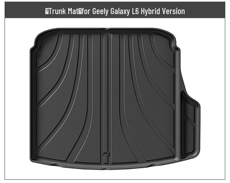 Водонепроницаемые, Экологичные Коврики в Багажник для Geely Galaxy L6 Hybrid 23-25