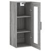 Wall Cabinet Gray Sonoma 34.5 x 34 x 90 cm