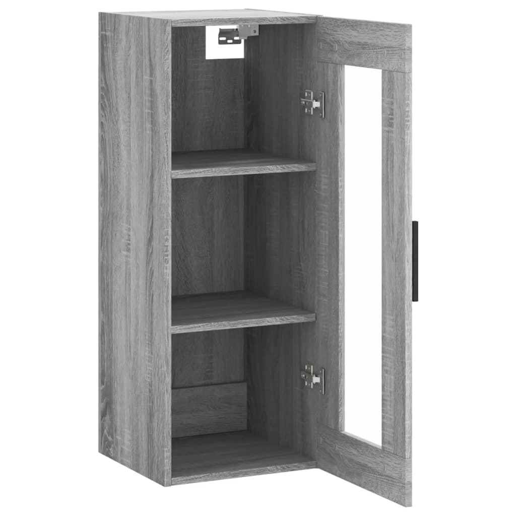 Wall Cabinet Gray Sonoma 34.5 x 34 x 90 cm