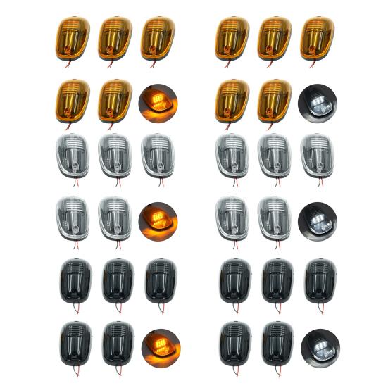 LED Cab Roof Lights High Lumens Super Bright IP67 Waterproof Universal Simple Installation Truck Top Roof LED Light Set