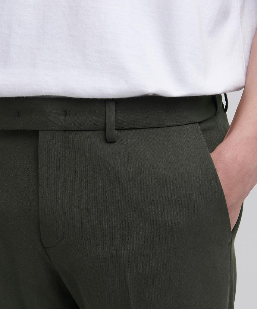 MUSINSA STANDARD Tapered Hidden Banding Length Slacks [Dusty Khaki]
