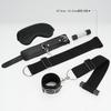 Sexyhot SM Goods Door Restraints Handcuffs Hanging Eye Mask Included Fluffy No Pain Adjustable Length 3 Piece Set Black