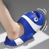 Модные летние милые мягкие тапочки с животными для женщин, модные домашние сандалии с рыбой-клоуном для пар, для ванной комнаты, противоскользящие тапочки на платформе