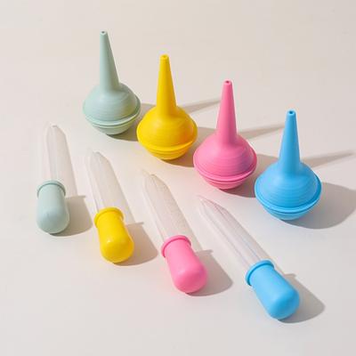 Мерная пипетка для лекарств Ручной назальный отсос Шарик Назальный аспиратор Груша Шприцы Дозатор лекарств для младенца Очиститель для носа