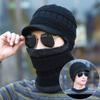 Зимняя шапка Skullies Beanies Шапки Зимние шапки мужские и женские шерстяной шарф шапка-балаклава маска чепчик вязаная шапка