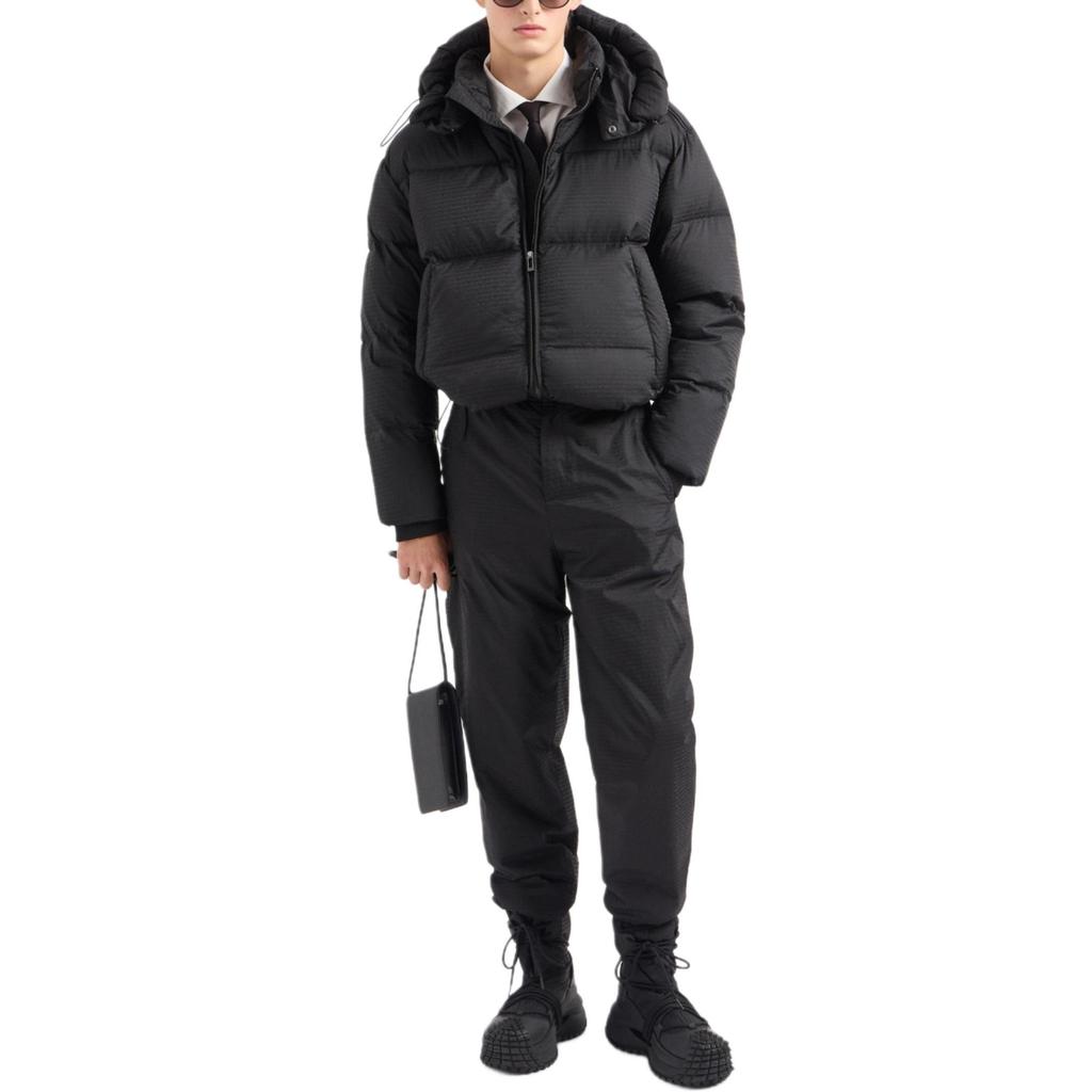 EMPORIO ARMANI Monogram Printed Down Jacket 6D1BC3-1NNXZ-0999