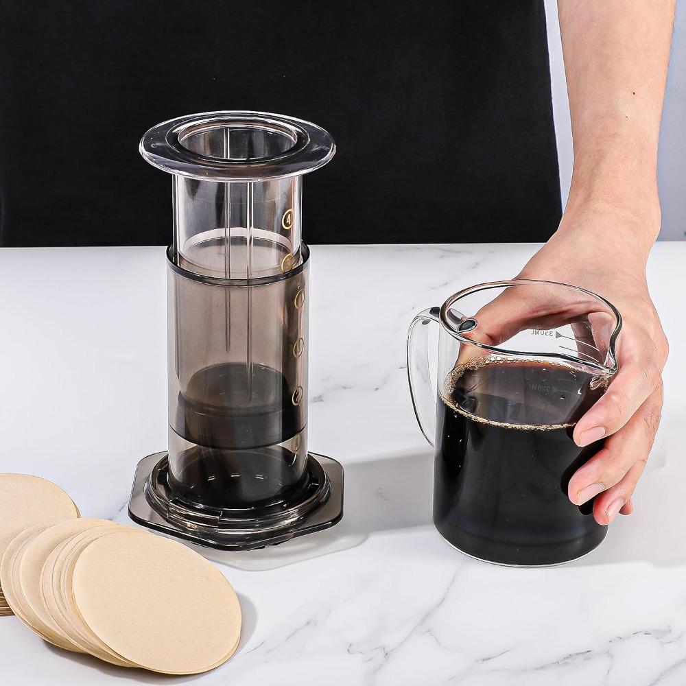 600 unbleached coffee filters, round coffee filter refill, disposable paper filters