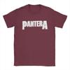 White Logo Pantera T Shirt for Cotton Leisure T-Shirts Round Neck Tee Shirt Short Sleeve Clothing Summer