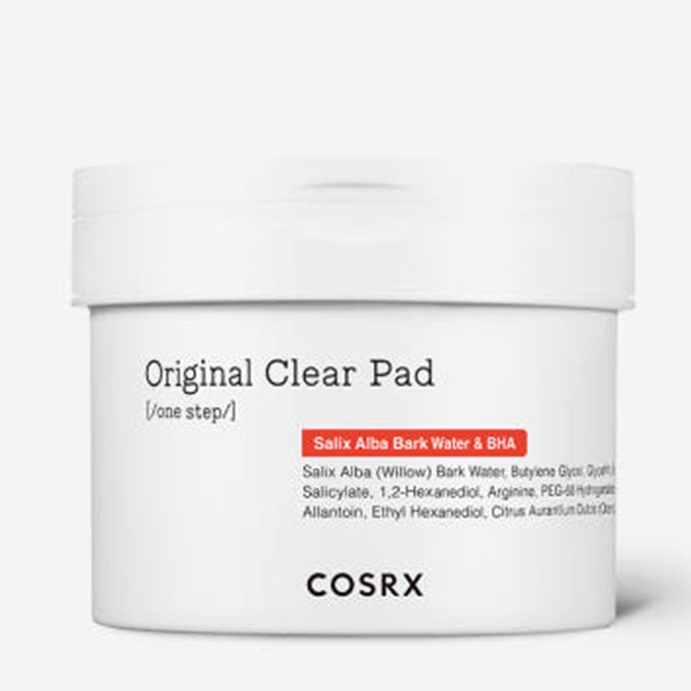 COSRX Оригинальные прозрачные тонер-пэды в один шаг 140 мл (70 листов)