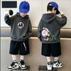 Children's Boys' Hooded Sweatshirt - Dragon Ball - Sun Wukong Print - Double-sided Anime Print Hooded Sweatshirt