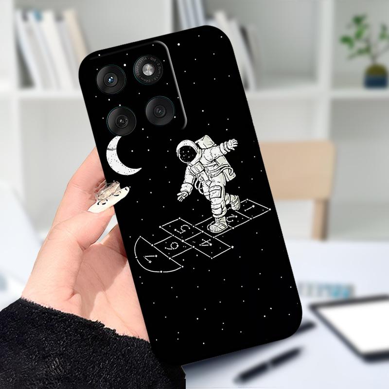 Для Motorola Edge 60 Fusion Мягкий чехол XT2503-4 Милый мультяшный силиконовый TPU чехол для телефона Для Moto Edge 60Fusion 5G Защитный Fundas