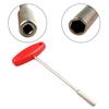 Plastic T-shaped Socket Bike Built-in Tool Steel Concealed Spoke Cap Wrench