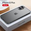 Металлический чехол для телефона для iPhone 17 11 12 13 14 15 16 Pro Max Чехол из алюминиевого сплава с полной защитой объектива для iPhone 13 mini Металлический чехол с гальваническим покрытием для задней панели