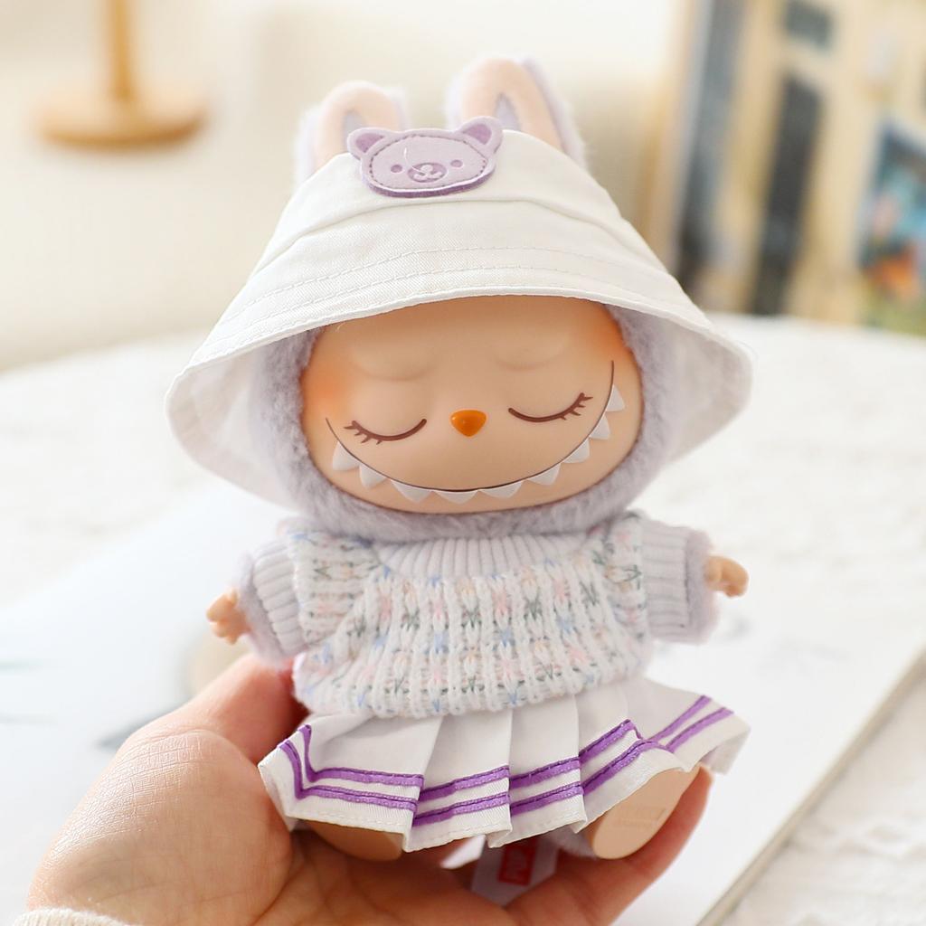 Кулон-сюрприз Labubu Одежда для вечеринок Одежда Labubu для JK Комплект плиссированной юбки