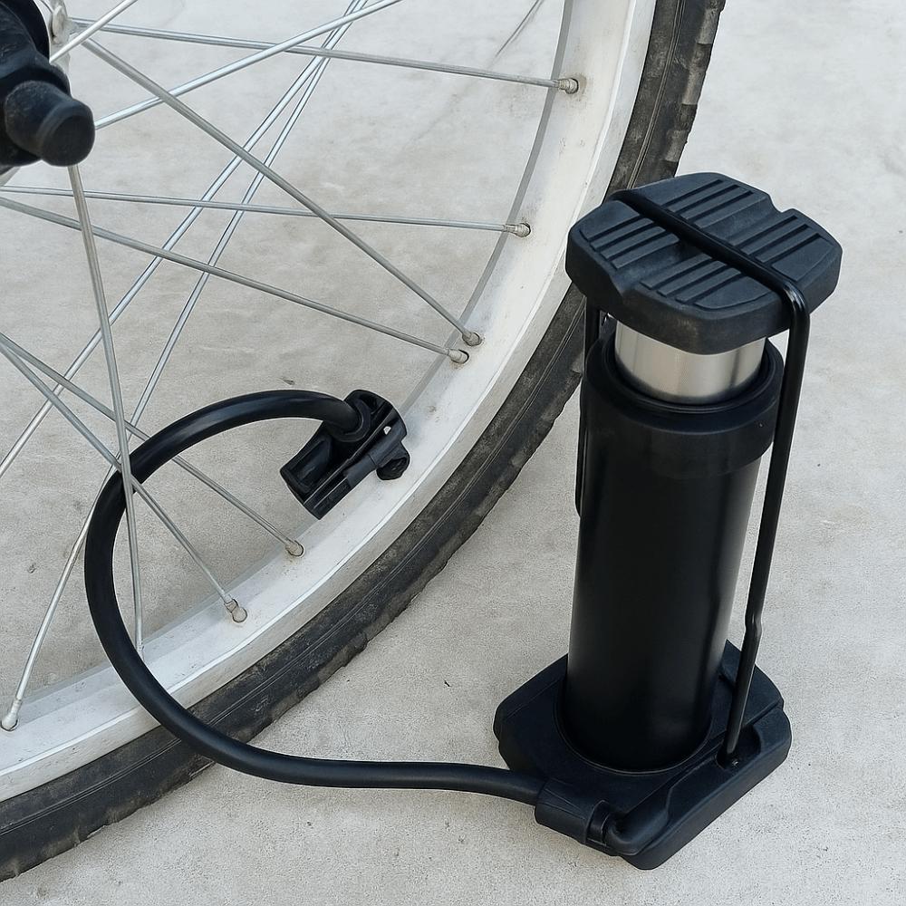 Aluminium Zinc Zinc Alloy Biking Air Pump Mini Bike Foot Pump Bicycle Inflator Pump  Outdoor