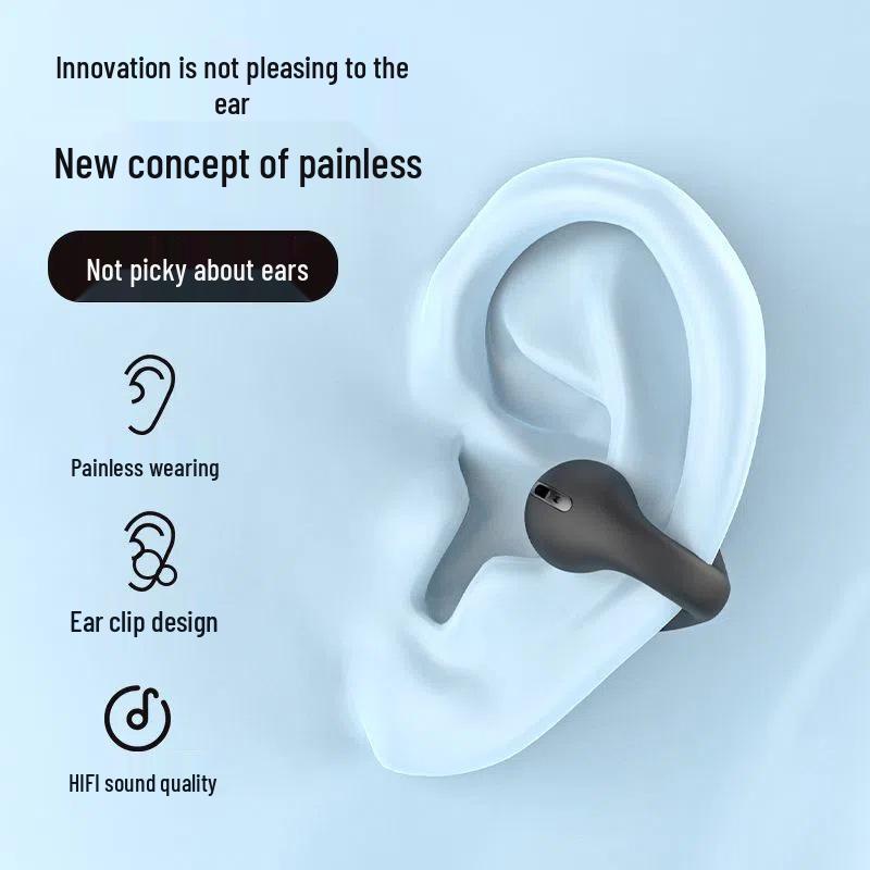 JX80 Беспроводные спортивные наушники-вкладыши с костной проводимостью Bluetooth для трансграничного использования - Мини, Удобные, Беспроводные.