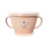 TGM Silicone Spill-proof Snack Cup + Lid, Coral Pink, 1 Piece