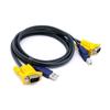 KVM-переключатель с 2 портами VGA: Общий доступ к клавиатуре и мыши для двух ПК с помощью USB-синхронизации