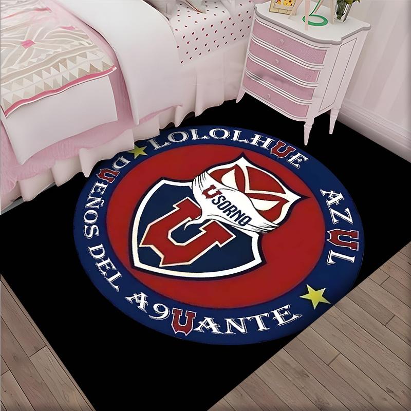 Universidad De Chile Polyester Carpet, Soft Indoor Mat for Office Chair, Living Room, Computer Desk - Decorative Home Office Rug Design