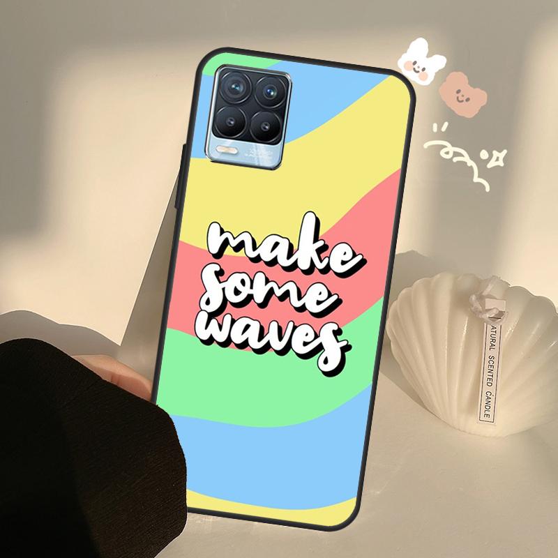 Surf Beachy Blue Summer Collage Case For Realme GT7 Pro GT6 C65 C67 C61 C53 C55 C51 C25 C63 C71 C75 11 12 13 14 15 Pro Plus
