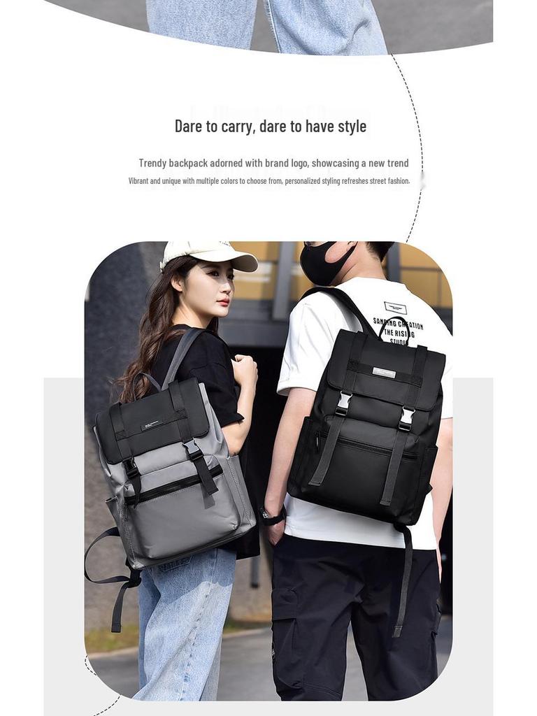 Унисекс Минималистичный Рюкзак для Поездок с Индивидуальным Логотипом, Готов для Старшей Школы