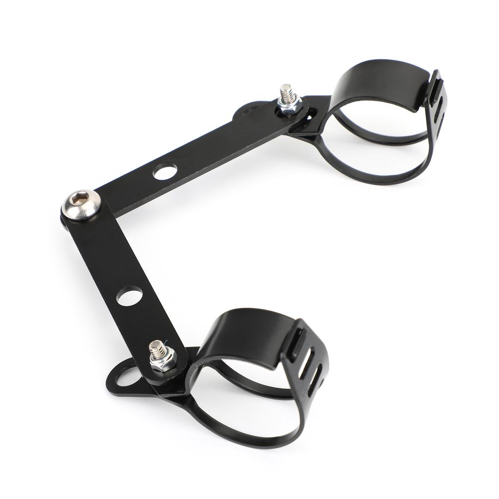 41мм-51мм Вилка Черный Кронштейн для Крепления Фары Мотоциклетный Держатель Фары Адаптер