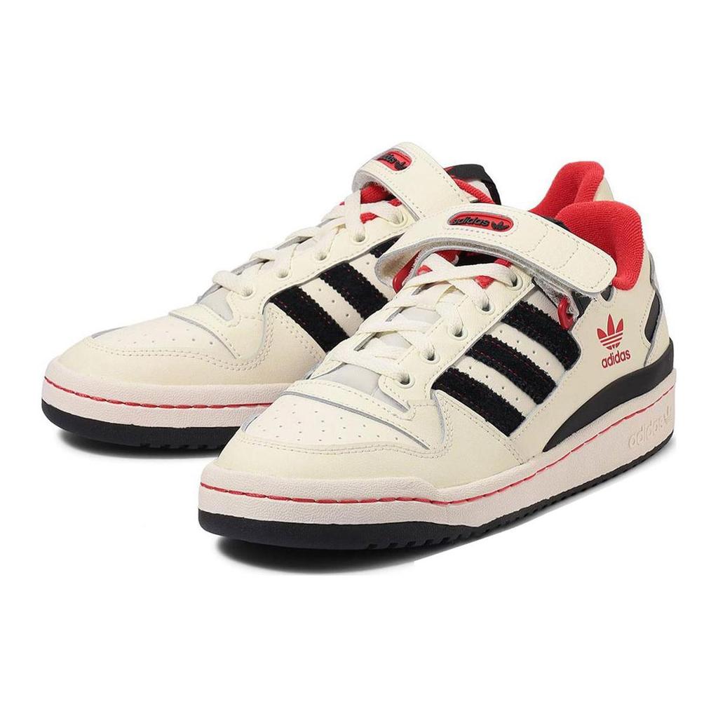 adidas Оригинальные Forum Low Прочные Легкие Низкие Кеды для Скейтбординга Мужские Кроссовки Белый Красный Черный GY2518