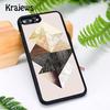 Krajews Marble Tri Black Gold Accessories Phone Case For iPhone 17 Air 16 15 14 Plus 11 12 13 Pro Max cover coque