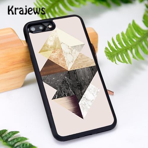 Krajews Marble Tri Black Gold Accessories Phone Case For iPhone 17 Air 16 15 14 Plus 11 12 13 Pro Max cover coque