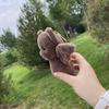 Многофункциональный плюшевый брелок в форме летучей мыши для ключей и сумок, подвеска в виде чучела животного, креативный аксессуар на Хэллоуин