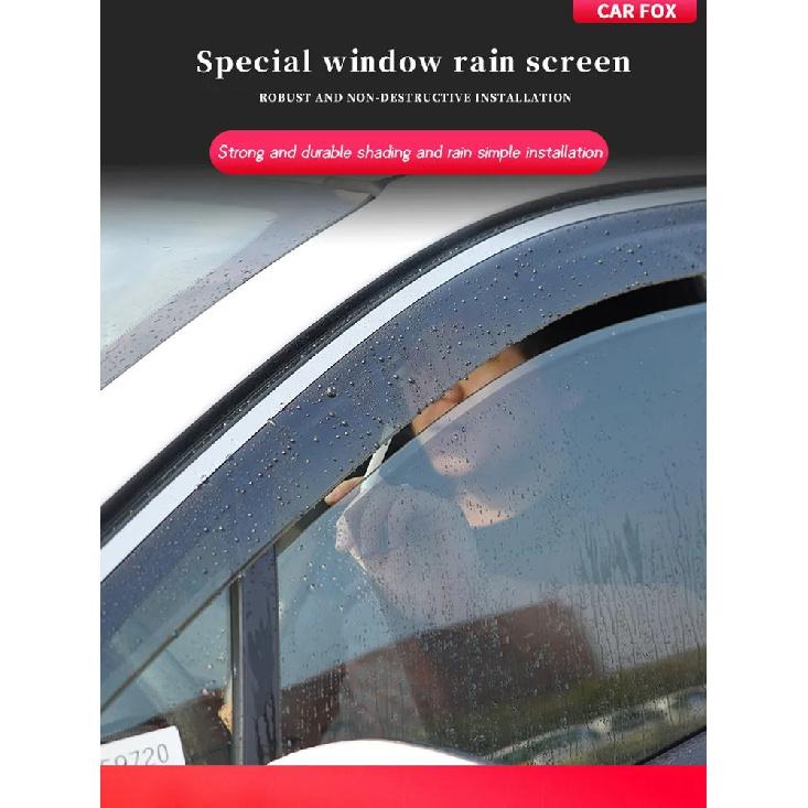 For Benz A-Class W169 2004-2012 Accessories DOOR VISO RWindow Visor Glasses Windows Trim Bright Strip Visor Vent Shades
