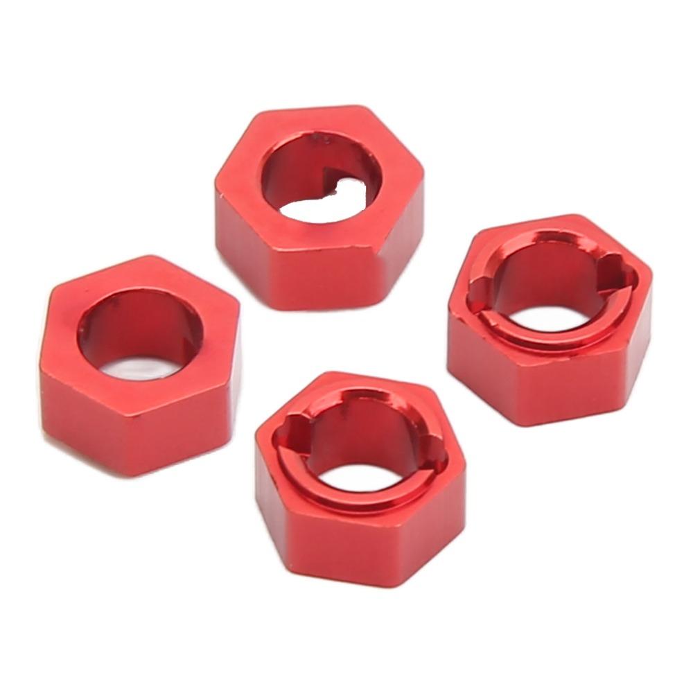 4Pcs Easy Installation RC Wheel Hex Drive Adapter for FMS FCX24 1/24 RC Car