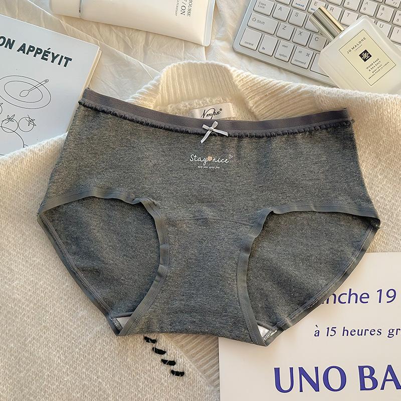 Женские весенне-осенние новые ретро маленькие цветочные хлопковые трусы-слипы с высокой талией и удлиненной ластовицей