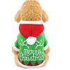 Christmas Clothes Dog Cat Pet Supplies Autumn and Winter New Holiday Clothing Medium Dog Dog Bipeg Cat Clothing