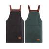 Waterproof Apron Set of 2, Neck-Hanging Apron for Women and Men, Stylish H-Shaped Apron for Cafes and Work, with Pockets, Stain-Resistant, Wri