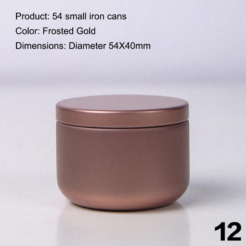 Портативная многоцелевая однотонная мини-жестяная коробка с герметичной крышкой, банка для чая, упаковочная коробка, маленькая жестяная банка для хранения чая, подарок