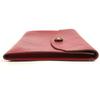 HERMES H logo vintage Pochette Rio Pochette Rio Clutch bag bag pouch Leather Red