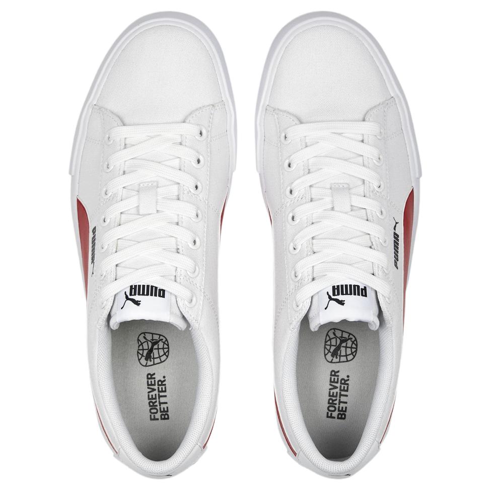 Puma Bari Casual Fabric Synthetic Leather Classic Versatile Low-Top Sneakers Unisex Sneakers White 389383-03