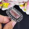 Rhodochrosite Gemstone Handmade 925 Sterling Silver Jewelry Ring Size 9 KG-1712
