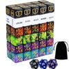 63 MTG Dice Counters, Bulk Ability Keywords, MTG Token Sealed Life Counter, 6-Sided Dice Set for Magic the Gathering, TCG, Card Game Accessories