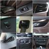 Для BMW X5 F15 X6 F16 2014-2018,Рулевое колесо,Приборная панель,Консоль Селектор передач,Наклейка на панель,Накладка из углеродного волокна для отделки салона автомобиля