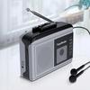 AM/FM Radio Cassette Tape Player Recorder Portable Cassette Tape To MP3 Converter With Speaker Save To TF Card