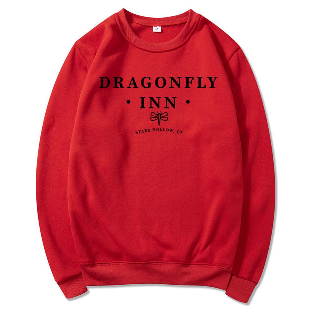 Полый свитшот Dragonfly Inn Stars Телешоу Джемпер для девочек Гилмор Закусочная Люка Толстовки с круглым вырезом для девочек Гилмор Топы для фанатов