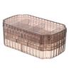 Transparent Jewelry Storage Box Large Capacity Multi-layer Dustproof Earrings Rings Container Desktop Jewelry Organizer Case