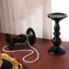 Iron Art Vintage Candlestick Black Candle Cup Candle Containers Candelabra  Wedding Party Birthday