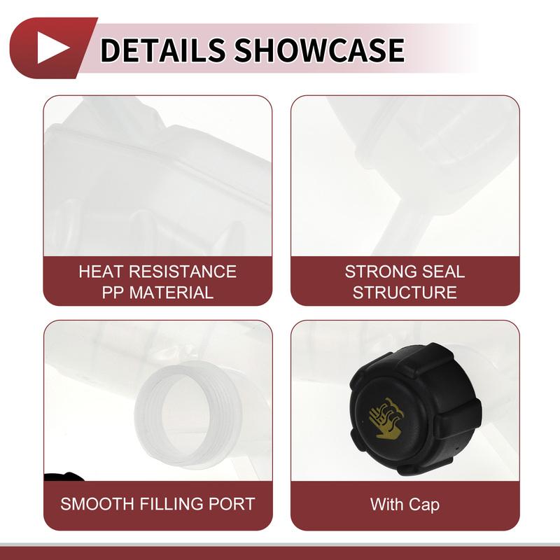 UXCELL Engine Coolant Reservoir Water Expansion Tank for Renault Grand Scenic II Megane II Coolant Bottle No.7701474499